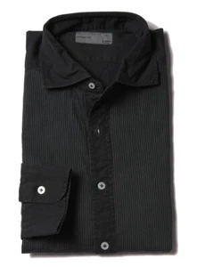 Camisa Esmoquin Lavado Barba Dandylife 15.75 Desteñida Azul Medianoche/Negro - Imagen 1 de 4