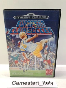 EUROPEAN CLUB SOCCER - SEGA MEGA DRIVE - USATO PERFETTAMENTE FUNZIONANTE PAL - Picture 1 of 17