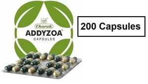 Charak Addyzoa Capsules 10 Strips (200 Capsules) | Herbal Reproductive Wellness - Picture 1 of 5