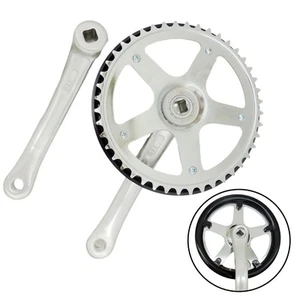 44T Folding Chainring with 170mm Crankset and Square Hole Designed for Bicycles - Picture 1 of 25