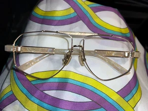 DEZI 6FT 62mm Oversize Aviator Sunglasses Frames Color: Gold / Limestone / Moss - Picture 1 of 16