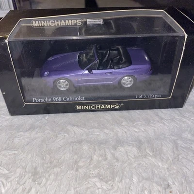 RARE EARLY MINICHAMPS 1/43 1994 PORSCHE 968 CABRIOLET OUTSTANDING DETAIL NLA - Image 1 of 4