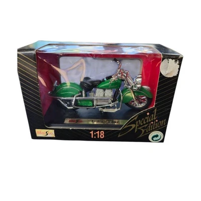 Maisto Special Edition Grün 1942 "Indian Four "  Motorrad 1:18 - OVP - Bild 1 von 4