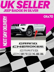JEEP GRAND CHEROKEE WK2-2011-2020 Insignia LOGO EMBLEMA PUERTA INSIGNIA 3D Cromo - Imagen 1 de 1