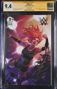 WWE #14 CGC SS 9.4 Boom! Studios 2018 Signed Becky Lynch Emerald City Variant - Bild 1 von 2