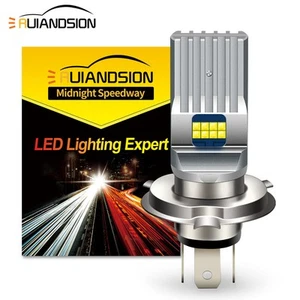 H4 2525 16 LED Bulb Car Headlight P43T Driving Light Hi Lo Beam 6-24V White - Picture 1 of 8