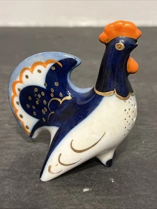"De colección Lomonosov URSS Porcelana Gallo Cockeral Altura Rusia 3,75""" - Imagen 1 de 5