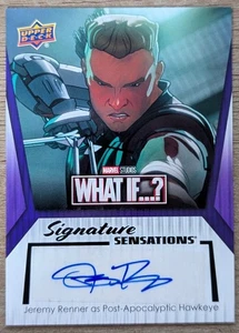 2024 Upper Deck Marvel Studios Series 1 Signature Sensations Auto Jeremy Renner - Bild 1 von 2