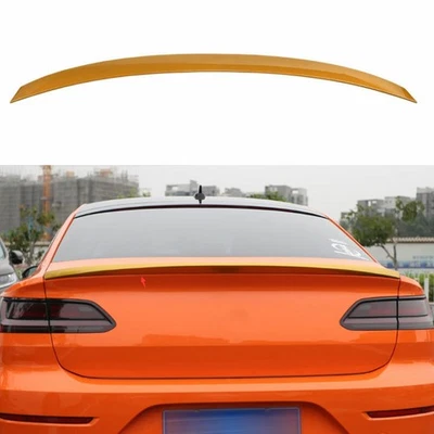 Alerón de arranque trasero amarillo ABS 2019 2020-2021 aleta de ala 1 pieza apto para VW Arteon CC Foto 1 de 4