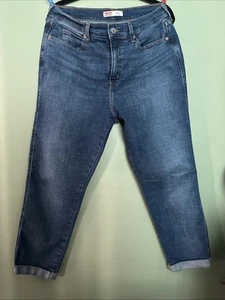 Signature by Levi Strauss Damen Gr. 10 Blau Heritage Boyfriend Stretch Jeans W30 - Bild 1 von 7