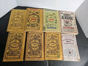 Set 8 Vintage Farmer’s Almanacs 1968, 1969, 1970, 1971, 1973, 1983, 1998 + 1999 - Picture 1 of 14