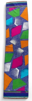 Vintage Missoni Silk Scarf Multicolor Geometric Abstract Designer Artsy - Image 1 of 4