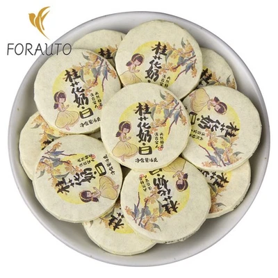 100 г подлинного белого чайного торта османтус молоко юньнань белый пион белый чай оптом  - Изображение 1 из 4