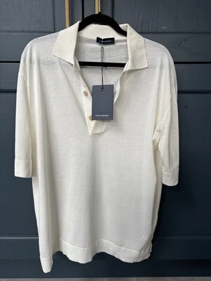 Thom Sweeney Savile row Men’s Short Sleeve Polo Top Size XL BNWT - Image 1 of 4