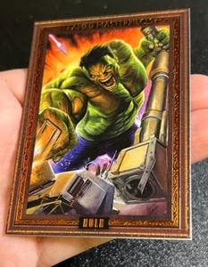 HULK 2024 Marvel Masterpieces Nahuel Grego #84 Framed Masterpieces /99 Tier 4 - Picture 1 of 2