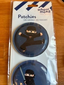 School-Mood 6er Patchy Set Ranzen Zubehör Grundschule Schulranzen Klett Patchies - Bild 1 von 8