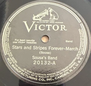 Sousa's Band 78rpm Stars and Stripes Forever Victor 20132 - Picture 1 of 4