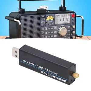 RTL SDR Empfänger 100KHz Zu 1766MHz RTL2832U R820T2 0 5 PPM TCXO Radio Empfänger - Bild 1 von 12