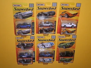 MATCHBOX NEW SUPERFAST US SPORTS COUPÉ COLECCIÓN 6 unidades como nuevo en excelente embalaje original de Mattel - Imagen 1 de 4