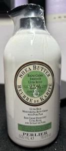 Perlier 500 ml Ultra Rich Moisturizing Shea Butter Bath Cream w/Pure Pear - NEW - Picture 1 of 2