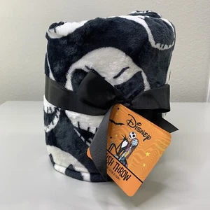 Nightmare Before Christmas Jack Skellington Face  50 X 70 in Plush Throw Blanket - Picture 1 of 5