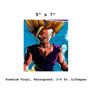 Anime Luchador Dragón Dibujos Animados Vinilo Parachoques Waifu Pegatina Manga Impermeable - Imagen 1 de 2