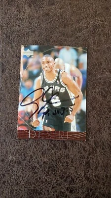 1996-97 Upper Deck Avery Johnson #178 - San Antonio Spurs - AUTOGRAPHED! - Image 1 of 2
