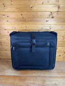 Delsey Helium Breeze Black 2 Wheeled Garment Bag w/ Exterior Pockets - Picture 1 of 20