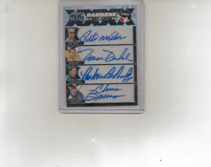 2024 Weber/Duke/Bohn III/ Barnes Leaf Metal PBA Bowling Hambone Quad Auto 3/3 - Picture 1 of 2