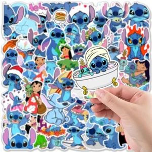 50pcs Waterproof Vinyl Stickers Lilo Stitch Cartoon Luggage Phone Laptop Fridge - Picture 1 of 6