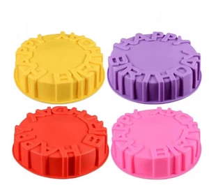 Silicone Birthday Cake Round Shape Mold Mousse Cake Decoration Tools DIY Dessert - Picture 1 of 2