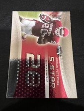ADRIAN PETERSON Oklahoma 2007 SAGE Aspire 5-Star #13 of 25 Rookie Card RC