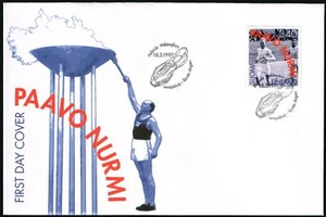 Finland FDC 1997 Paavo Nurmi, Runner, Olympic Winner, Mint - Picture 1 of 1