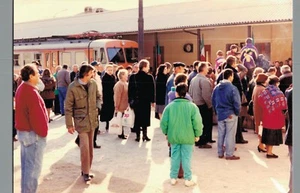 Torino Susa riapertura linea Stazione Treno Fotografia x Cartolina cm 10x15 - Bild 1 von 2