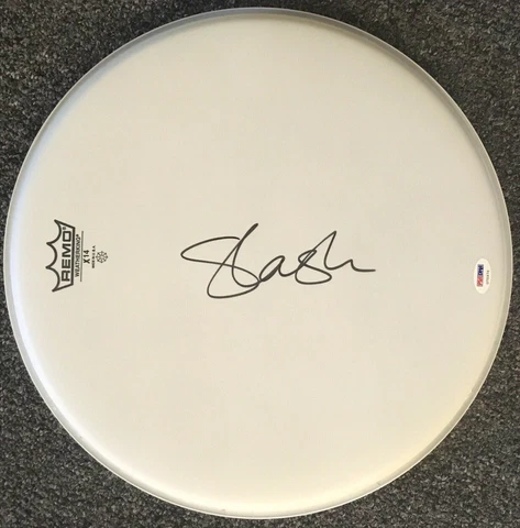 Slash autographed signed Remo 13 inch drumhead (with PSA/DNA COA) Guns N' Roses Cover