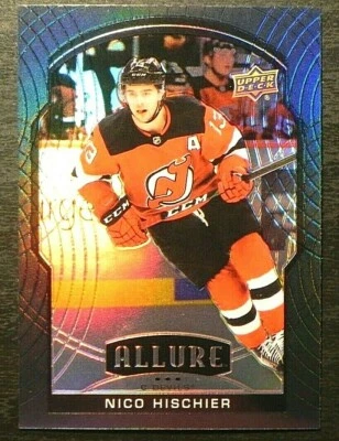 2020-21 20/21 Allure Black Rainbow #46 Nico Hischier New Jersey Devils - Image 1 of 2