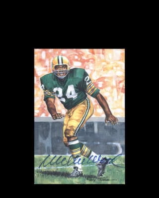 Willie Wood JSA Coa Signed HOF Goal Line Art Card GLAC Autograph - Image 1 of 3