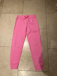 girls neon pink cotton joggers by Ralph Lauren size L 12-14 yrs  - Picture 1 of 2