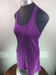 Nike Dri Fit Sport Tank Top Damen Medium Lila Atmungsaktiv Leicht... - Bild 1 von 11