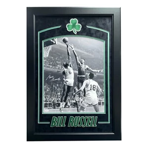 STOLEN - Bill Russell Autographed Boston Celtics Framed 16x20 Photo JSA Signed - Picture 1 of 9