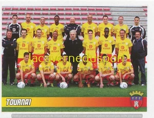 474 EQUIPE TEAM RFC TOURNAI STICKER PANINI FOOTBALL BELGIQUE 2010 2011 - Picture 1 of 1