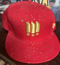 !!!Major DC New Era Fitted Size 8 Red Gold Speckle Brand New