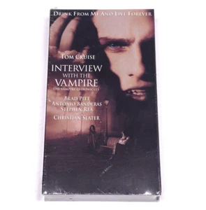 Vtg Interview With The Vampire Sealed VHS Tom Cruise Brad Pitt Horror Movie - Picture 1 of 9