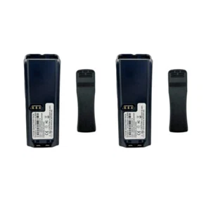 Paquete de 2 baterías de iones de litio NNTN6034 5200mAh para radio bidireccional XTS3000 XTS3500 XTS5000 - Imagen 1 de 4