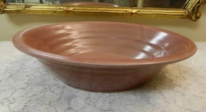 Studio Mauve Pink Art Pottery 11.5" Mixing Serving Artisan Artist Signed Shelton - Picture 1 of 4