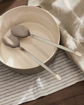 Alessi Dry Salad Servers - Image 1 of 4