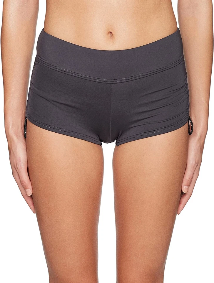 Pantalones cortos de bikini gris TYR para mujer 243613 Della lisos talla XL Foto 1 de 2