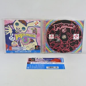 POP'N MUSIC 5 Popn Spine * PS1 Playstation For JP System 2277 p1 - Picture 1 of 6