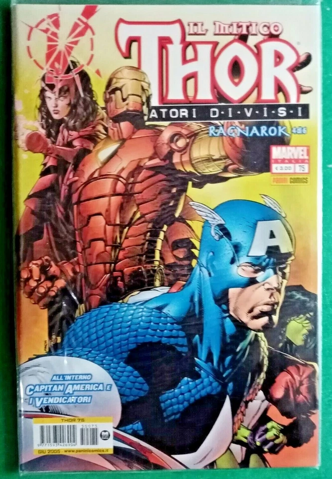 Il Mythique Thor, Bande Dessinée Marvel ITALIA-N.75 Du 2005-RIF.N.6855-NEW / - Photo 1/1