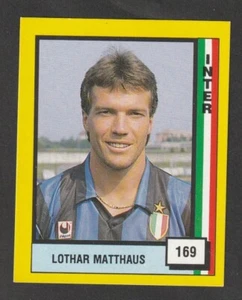 TOP PLAYER FIGURINA CALCIATORI VALLARDI 90 1989-91 N.169 INTER  MATTHAUS NUOVA - Picture 1 of 2